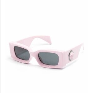 Pink Rectangular Sunglasses